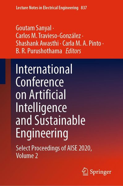 Produktbild: International Conference on Artificial Intelligence and Sustainable Engineering