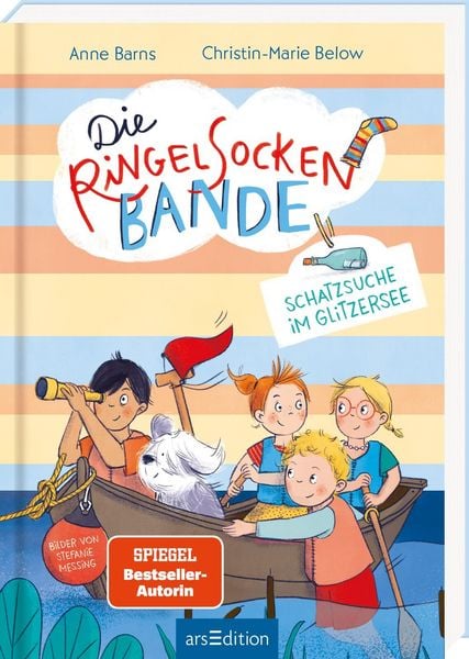 Produktbild: Die Ringelsocken-Bande &ndash; Schatzsuche im Glitzersee (Ringelsocken-Bande 3)