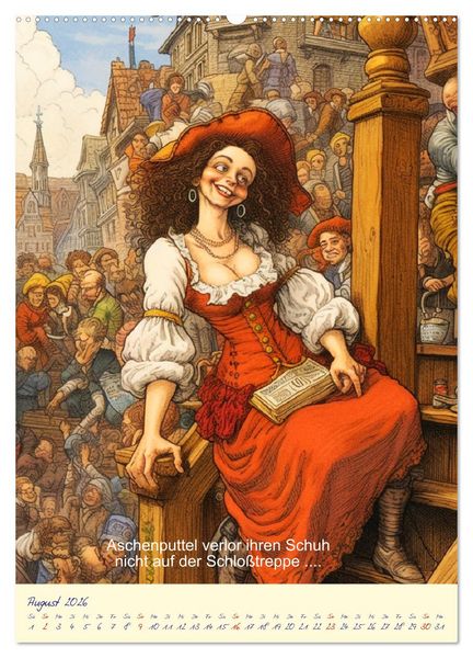 Produktbild: M&auml;rchen. Wie es wirklich war und nie erz&auml;hlt wurde! (Wandkalender 2026 DIN A2 hoch), CALVENDO Monatskalender