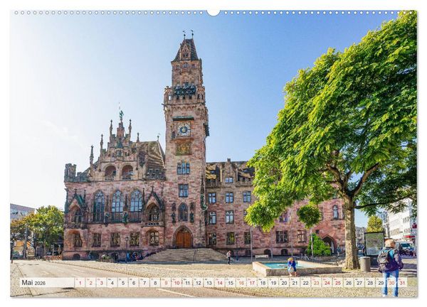 Produktbild: Saarbr&uuml;cken Impressionen (Wandkalender 2026 DIN A2 quer), CALVENDO Monatskalender