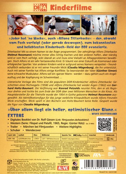 Produktbild: Alfons Zitterbacke (DEFA Filmjuwelen)