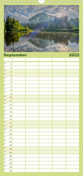 Produktbild: Familienplaner Rund um Oberstdorf (Wandkalender 2022 , 21 cm x 45 cm, hoch)