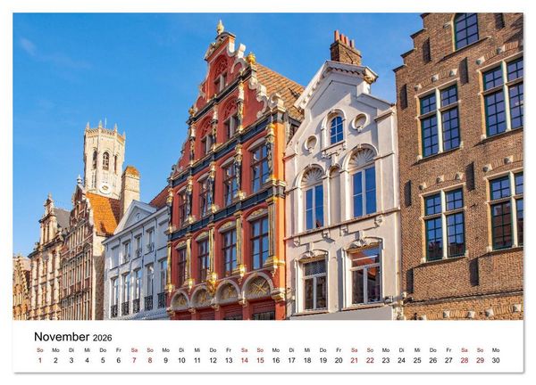 Produktbild: Br&uuml;gge - malerische Stadt mit Charme (Wandkalender 2026 DIN A2 quer), CALVENDO Monatskalender