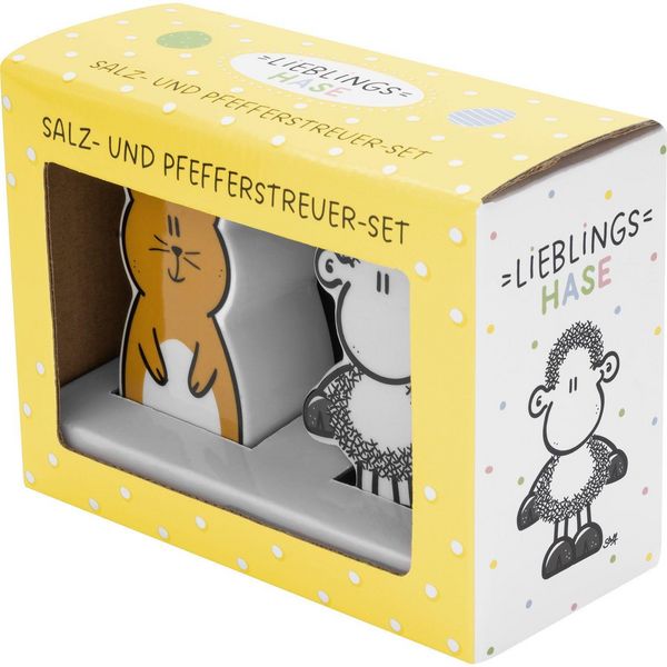 Produktbild: Salz- u. Pfefferstreuer Lieblingshase
