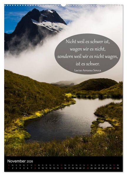Produktbild: Neuseeland - Ein Land steht Kopf (hochwertiger Premium Wandkalender 2026 DIN A2 hoch), Kunstdruck in Hochglanz