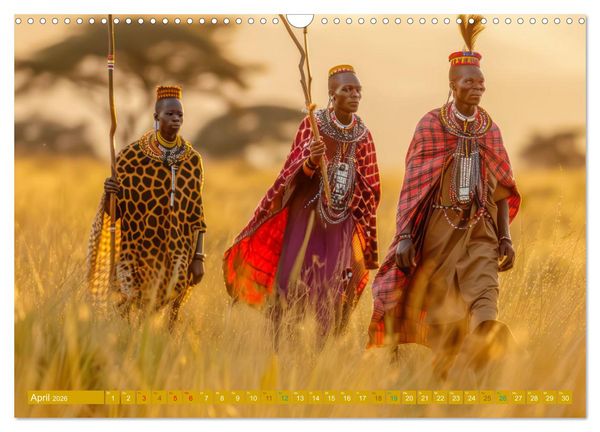 Produktbild: Hallo faszinierendes Afrika (Wandkalender 2026 DIN A3 quer), CALVENDO Monatskalender