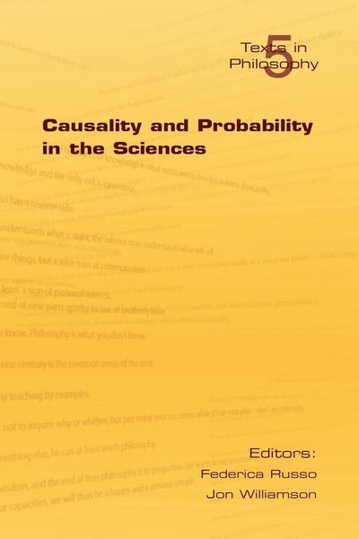 Produktbild: Causality and Probability in the Sciences