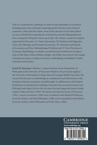 Produktbild: The Philosophy of Economics