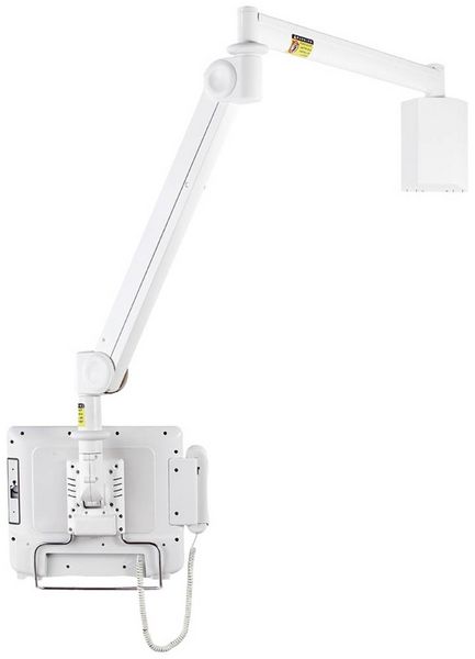 Produktbild: Neomounts FPMA-HAW100 Medical Monitor-Wandhalterung 1 Display(s) 25,4 cm (10") - 61 cm (24") Wei&szlig; H&ouml;henverstellbar, Neigbar, Schwenkbar, Ausziehbar