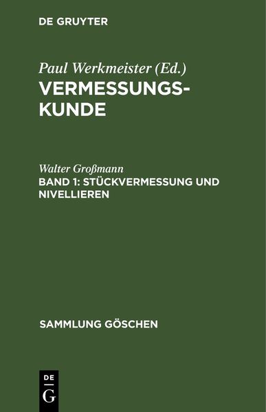 Produktbild: St&uuml;ckvermessung und Nivellieren