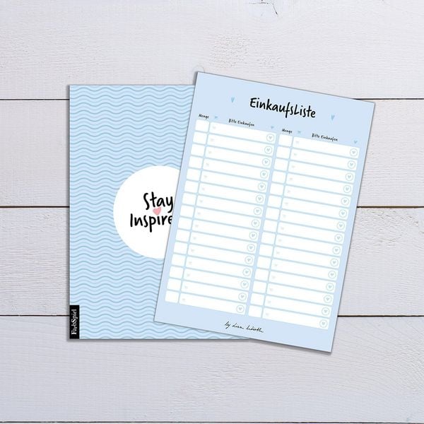 Produktbild: 6 Bl&ouml;cke inkl. Wochenplaner, Einkaufsliste, To Do Block/Liste, Notizblock, Kalender Notizblock, R&uuml;ckruf Notiz, 50 Seiten pro Block, DIN A6, Hochwertige Papierqualit&auml;t.