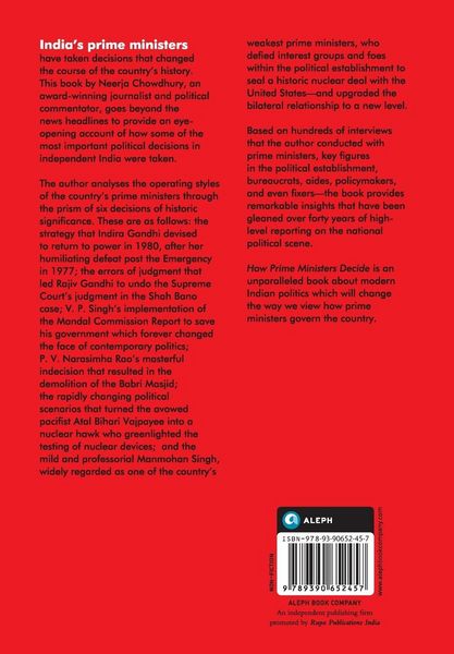 Produktbild: How Prime Ministers Decide