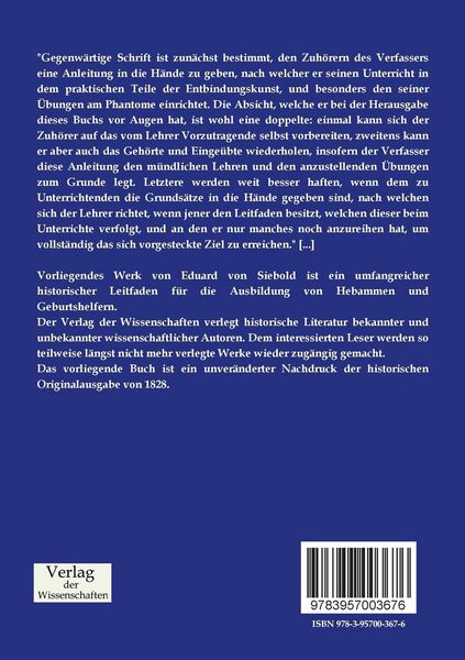 Produktbild: Anleitung zum geburtshilflichen technischen Verfahren am Phantome