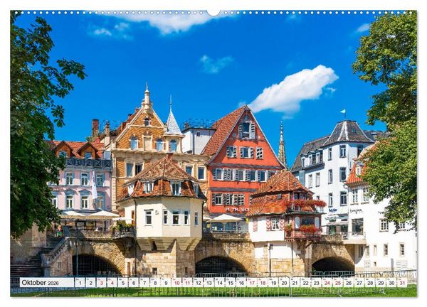 Produktbild: Ein Spaziergang durch Esslingen (Wandkalender 2026 DIN A2 quer), CALVENDO Monatskalender