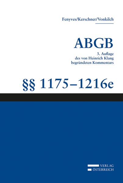 Produktbild: Gro&szlig;kommentar zum ABGB - Klang Kommentar