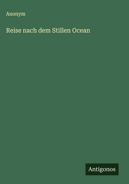 Produktbild: Reise nach dem Stillen Ocean