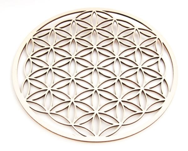Produktbild: Blume des Lebens aus Holz 22 cm