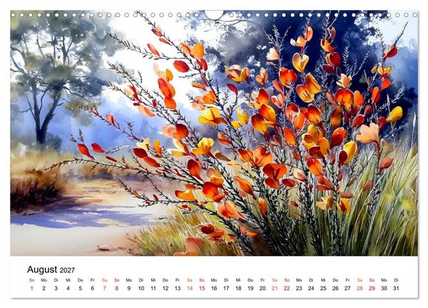 Produktbild: Wildblumen zwischen Moos und Farn (Wandkalender 2027 DIN A3 quer), CALVENDO Monatskalender