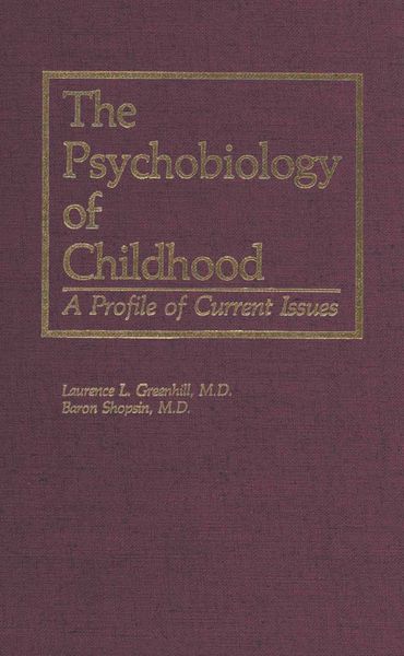 Produktbild: The Psychobiology of Childhood