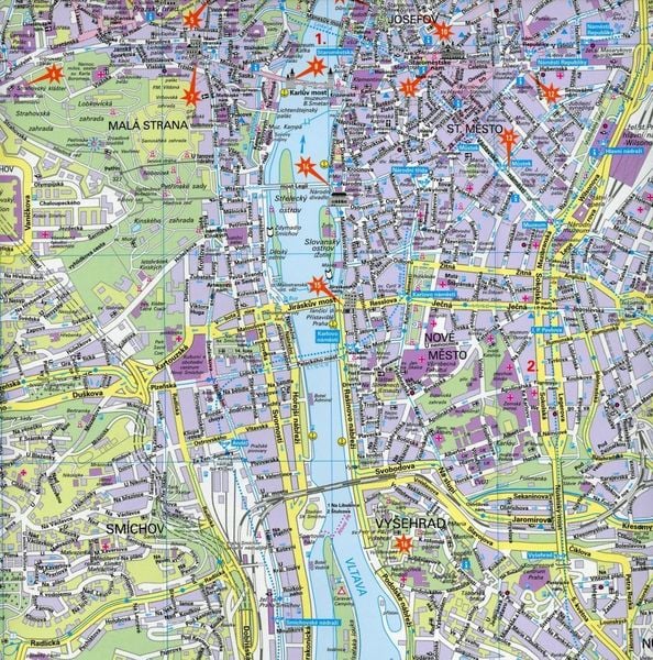 Produktbild: Hallwag Stadtplan Prag