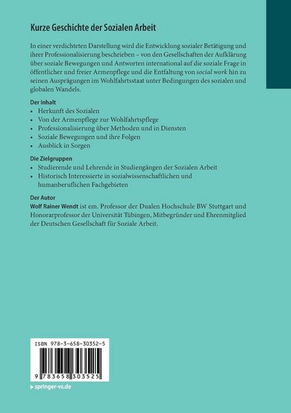 Produktbild: Kurze Geschichte der Sozialen Arbeit