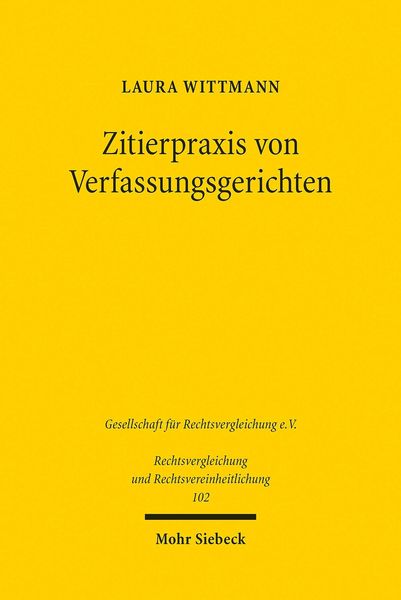 Produktbild: Zitierpraxis von Verfassungsgerichten