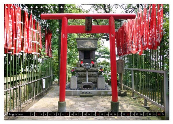 Produktbild: Tempel, Schreine und Burgen Japans (Wandkalender 2026 DIN A4 quer), CALVENDO Monatskalender