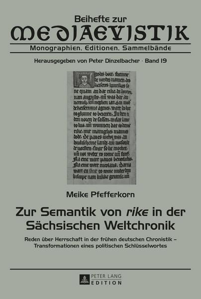 Produktbild: Zur Semantik von &laquo;rike&raquo; in der S&auml;chsischen Weltchronik