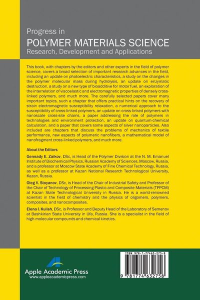 Produktbild: Progress in Polymer Materials Science