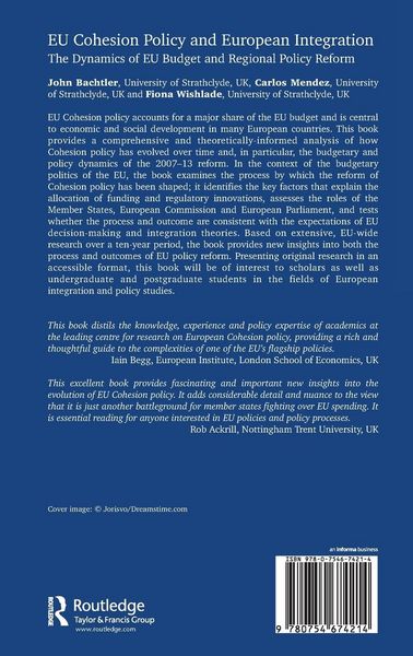Produktbild: EU Cohesion Policy and European Integration