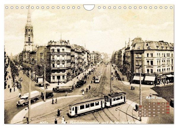 Produktbild: Historisches K&ouml;ln &ndash; Die Stadt auf historischen Karten (Wandkalender 2026 DIN A4 quer), CALVENDO Monatskalender