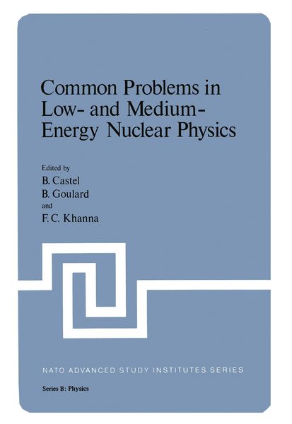 Produktbild: Common Problems in Low- and Medium-Energy Nuclear Physics