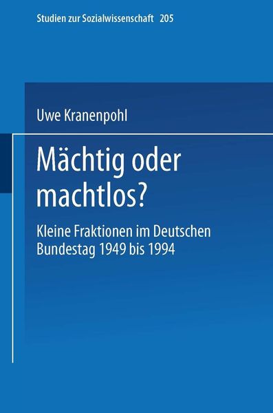 Produktbild: M&auml;chtig oder machtlos?