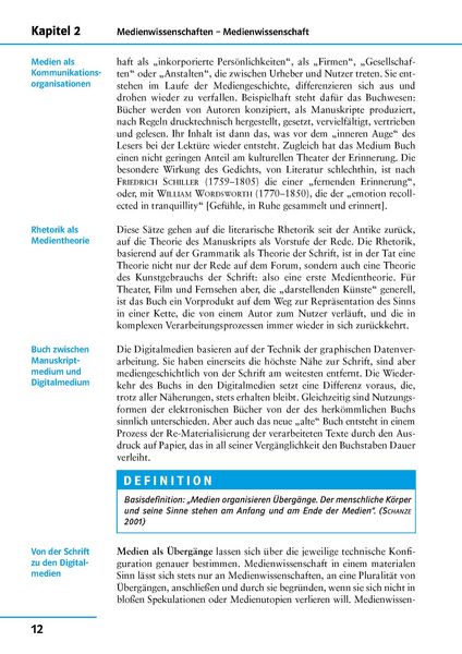 Produktbild: Uni-Wissen Germanistik/GK Medienwissenschaften