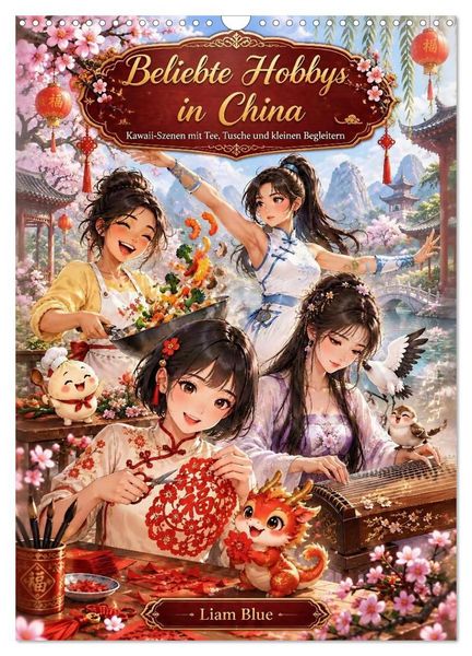 Produktbild: Beliebte Hobbys in China (Wandkalender 2027 DIN A3 hoch), CALVENDO Monatskalender