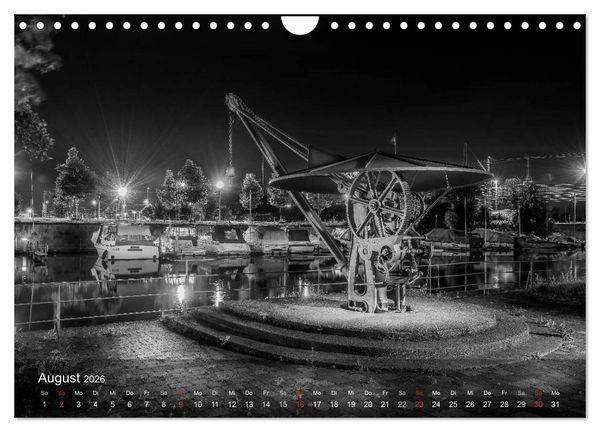 Produktbild: Heilbronn bei Nacht (Wandkalender 2026 DIN A4 quer), CALVENDO Monatskalender