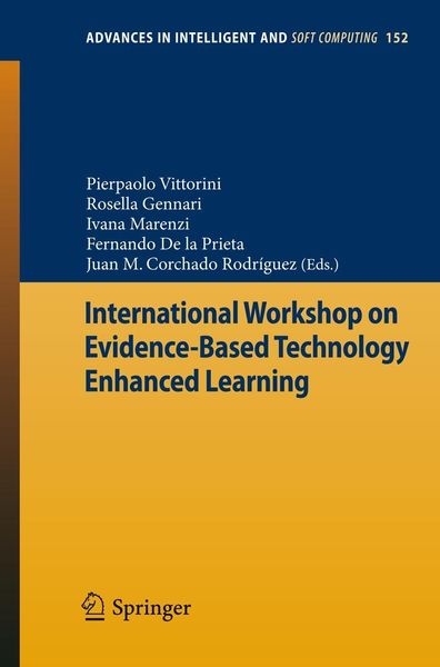 Produktbild: International Workshop on Evidence-Based Technology Enhanced Learning