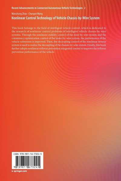 Produktbild: Nonlinear Control Technology of Vehicle Chassis-by-Wire System