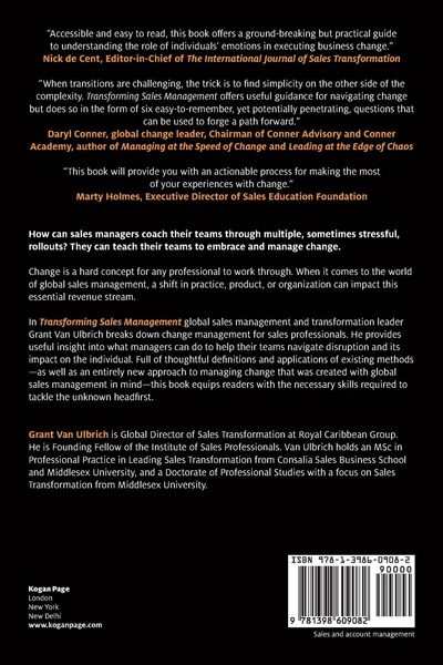 Produktbild: Transforming Sales Management