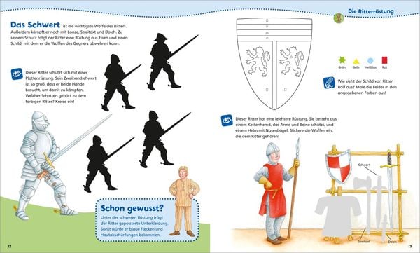 Produktbild: WAS IST WAS Junior Mitmach-Heft Ritterburg