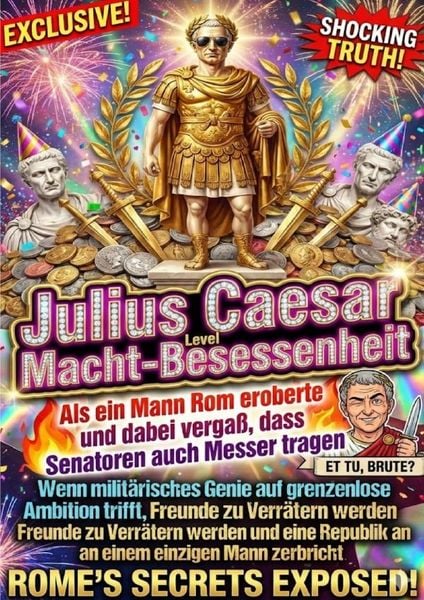 Produktbild: Julius Caesar Level Macht-Besessenheit: Als ein Mann Rom eroberte und dabei verga&szlig;, dass Senatoren auch Messer tragen