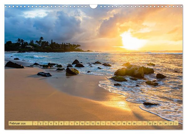 Produktbild: O'ahu - Eine Reise in das Herz von Hawaii (Wandkalender 2026 DIN A3 quer), CALVENDO Monatskalender