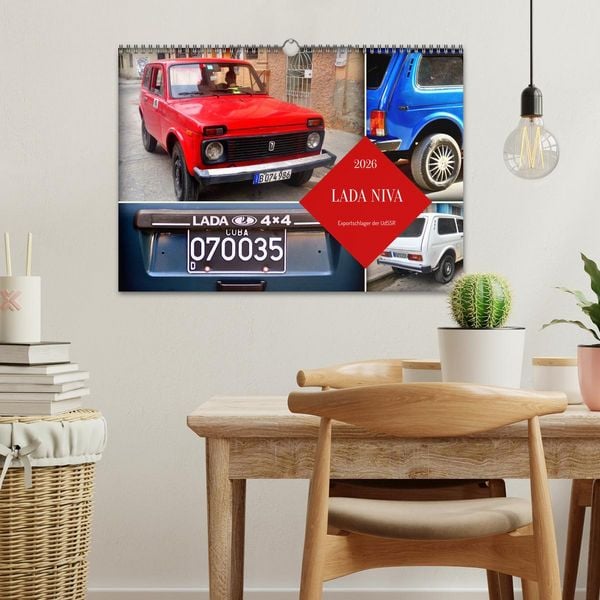 Produktbild: LADA NIVA - Exportschlager der UdSSR (Wandkalender 2026 DIN A3 quer), CALVENDO Monatskalender