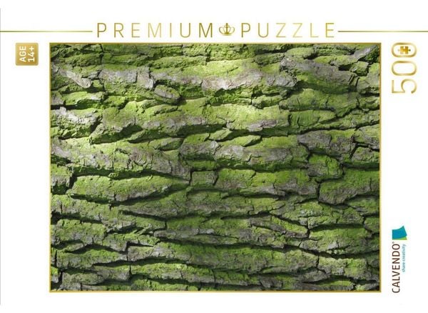 CALVENDO Puzzle Die Baumrinde | 500 Teile Lege-Größe 48 × 36 cm Foto-Puzzle für Erwachsene