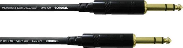 Cordial CFM 0,9 VV Instrumenten Kabel [1x Klinkenstecker 6.35 mm - 1x Klinkenstecker 6.35 mm] 0.90 m Schwarz