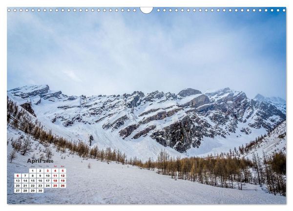 Produktbild: The French Alps, on the trail of the marmot (Wall Calendar 2026 DIN A3 landscape), CALVENDO 12 Month Wall Calendar