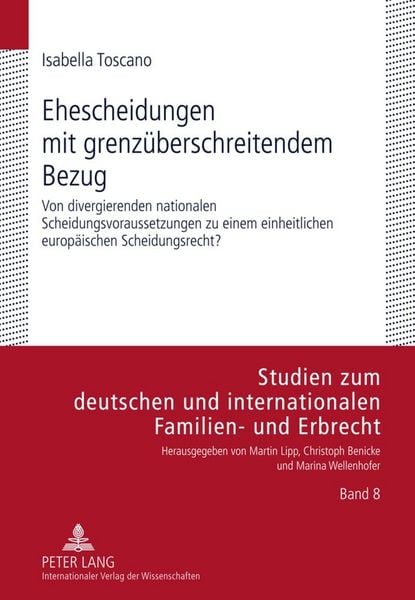 Produktbild: Ehescheidungen mit grenz&uuml;berschreitendem Bezug