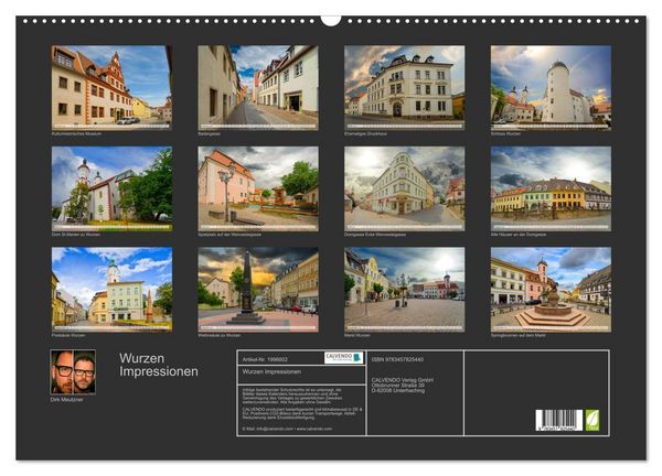 Produktbild: Wurzen Impressionen (Wandkalender 2026 DIN A2 quer), CALVENDO Monatskalender