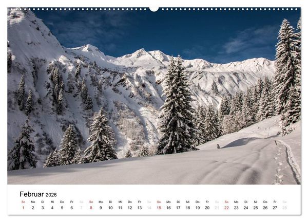 Produktbild: Bergpixel "kreuz und quer durch die Alpen" (hochwertiger Premium Wandkalender 2026 DIN A2 quer), Kunstdruck in Hochglanz