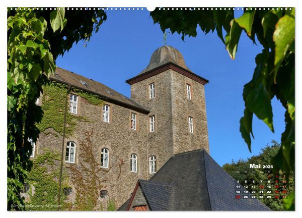 Produktbild: Burgen, Schl&ouml;sser, Herrenh&auml;uer im Sauerland (hochwertiger Premium Wandkalender 2026 DIN A2 quer), Kunstdruck in Hochglanz